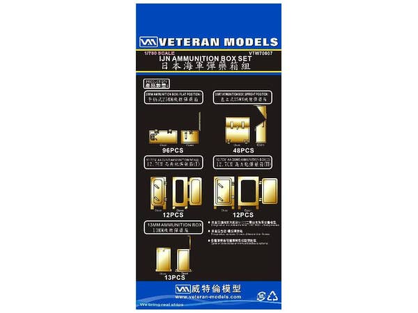 1/700 日本海軍 弾薬箱 (エッチングパーツ)