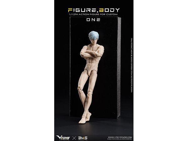 1/12 (VB-002A) V Toys X BMS 男性素体The One (Pale Skin