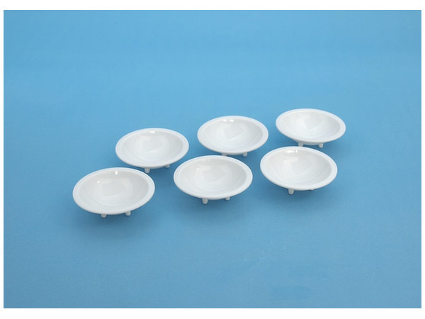 白い塗料皿 (6枚入り) (1) 深丸底