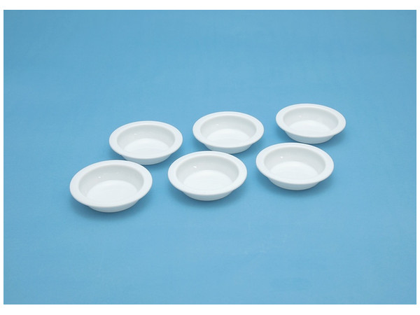 白い塗料皿 (6枚入り) (3) 平底