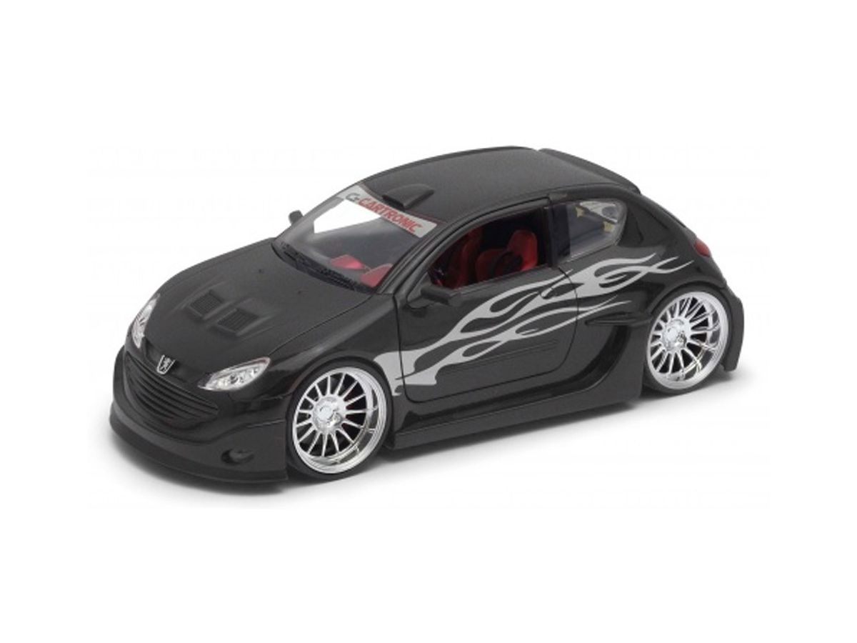 1/24 ウェリー Peugeot 206 チューニングマットブラック