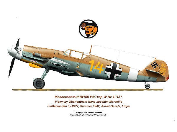 メッサーシュミット Bf109 F4/Trop 10137