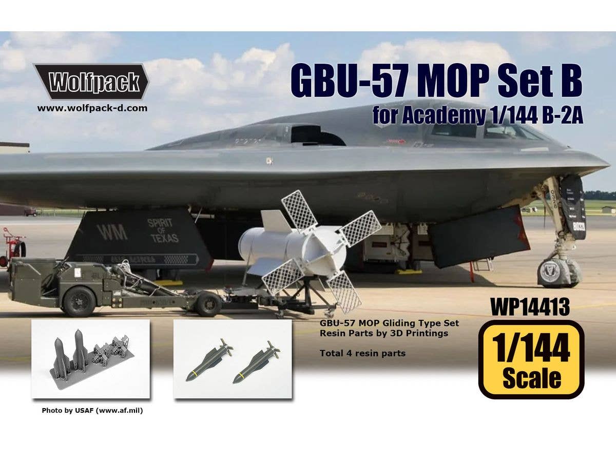 1/144 GBU-57 MOP Bセット (投下時)