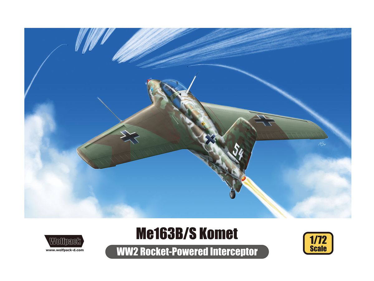 1/72 ドイツ ロケット戦闘機 Me163B/S コメート (2機セット