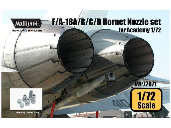 1/72 F/A-18A/B/C/D ホーネット Ｆ404 エンジンノズルセット (ハセガワ用)