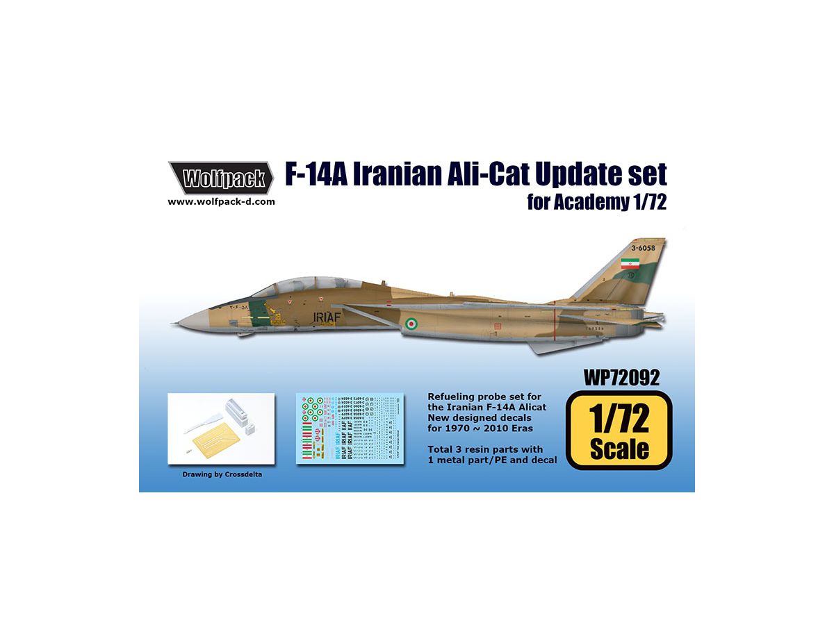 1/72 イラン空軍 F-14A アリキャット アップグレードセット (アカデミー用)
