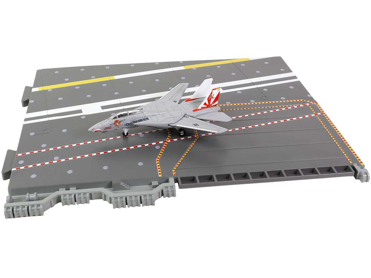 1/200 アメリカ海軍 F-14 トムキャット VF-111 サンダウナーズ & 空母エンタープライズ セクションJ
