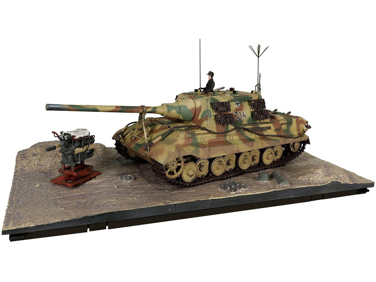 1/32 WW.II ドイツ軍 駆逐戦車 ヤークトティーガー ポルシェタイプ 完成品