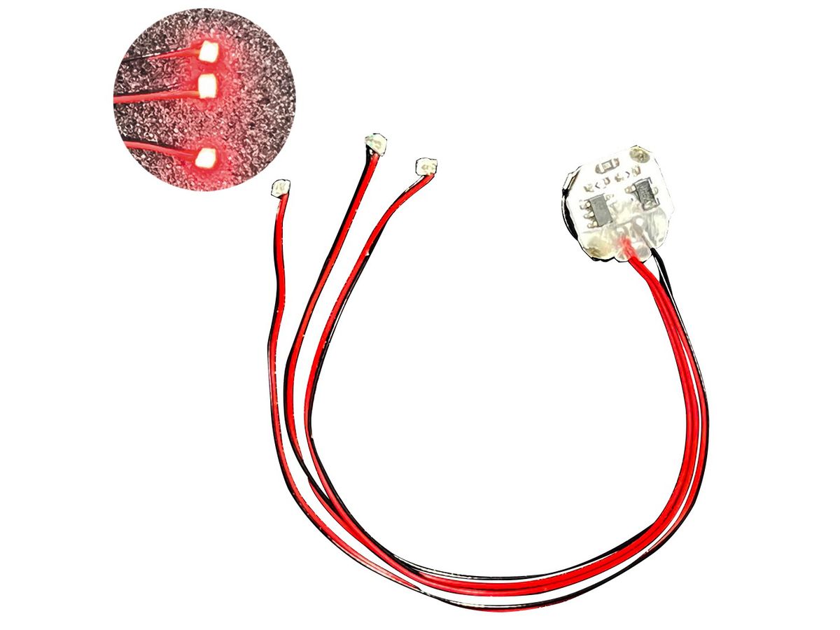 W-PARTS LEDモジュール (磁気スイッチ付) リードタイプ 赤