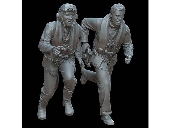 1/48 WW.II イギリス空軍パイロット バトル・オブ・ブリテン:スクランブル 発進 (2体入)