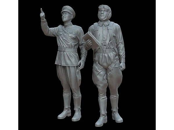 1/72 WW.II ソ連軍パイロット (2体入)