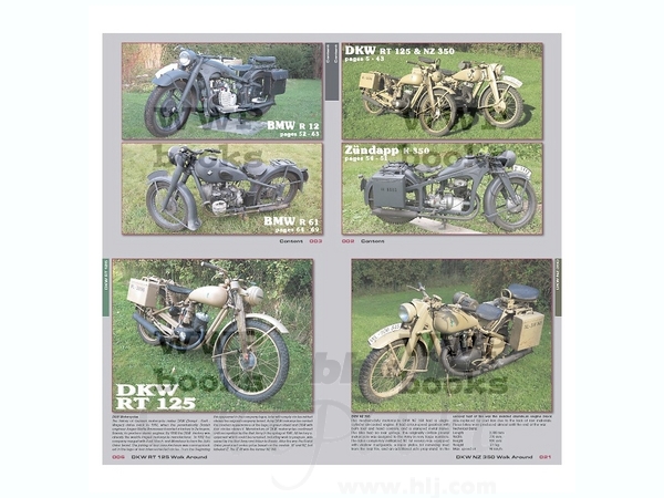 WWII ドイツ軍 小・中型オートバイ