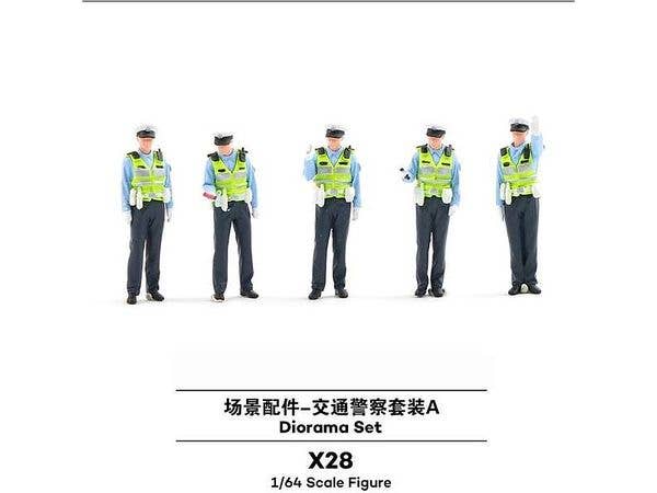 1/64 X28 交通警察セットA (5体入り)
