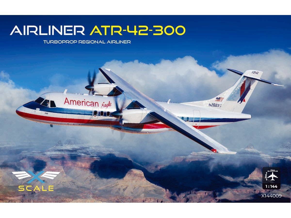 1/144 ATR-42-300 ターボプロップ旅客機