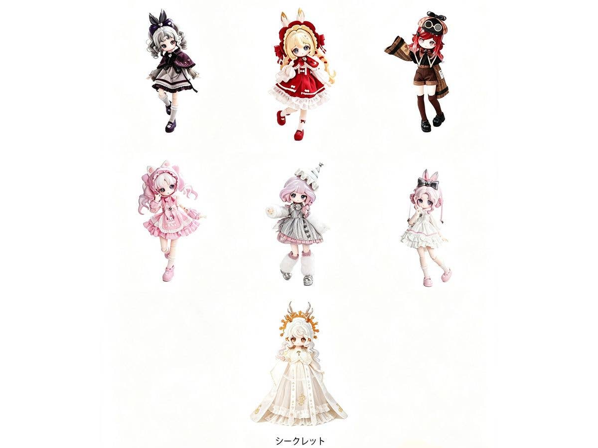 LULU ELFの物語 秘境の契約シリーズ トレーディングドール 1Box 6pcs