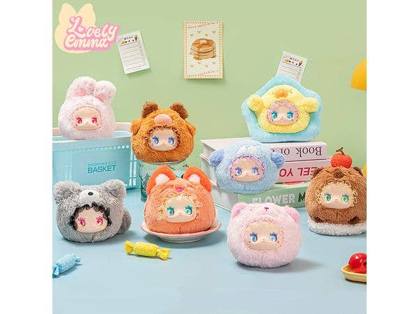 LOVELY EMMA RUA RUA(ルアルア)動物園シリーズ トレーディングプラッシュキーチェーン 1Box 6pcs
