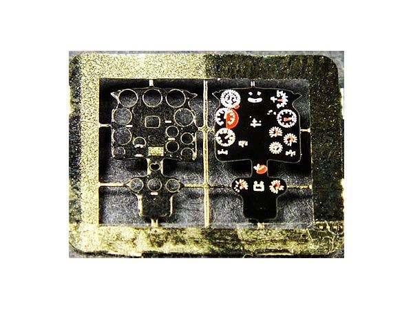1/72 Ki-44二式単戦 鍾馗 着色計器板 ハセガワ他