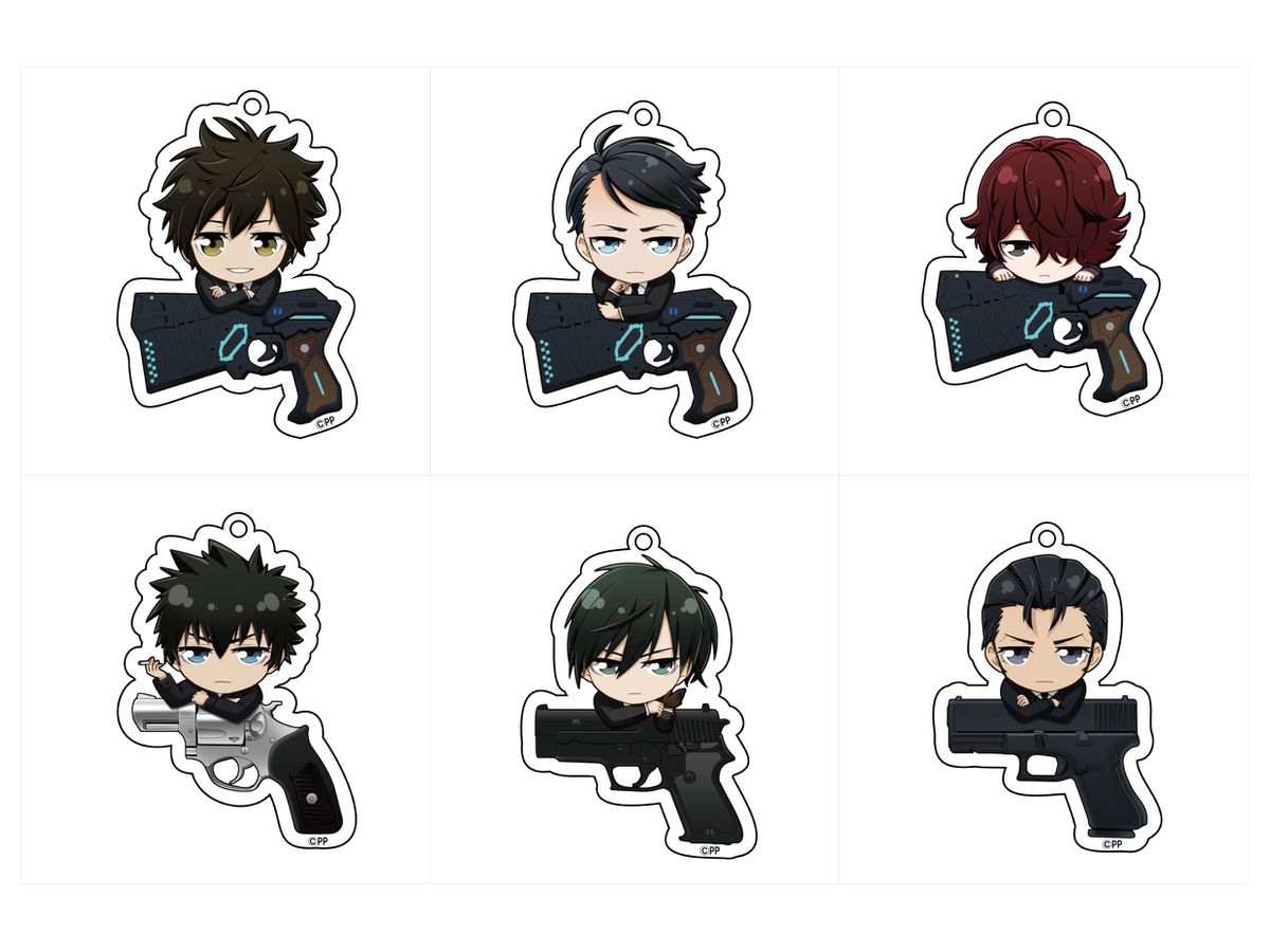 のってぃーシリーズ PSYCHO-PASS 3 トレーディングアクリルキーホルダー 1Box 6pcs