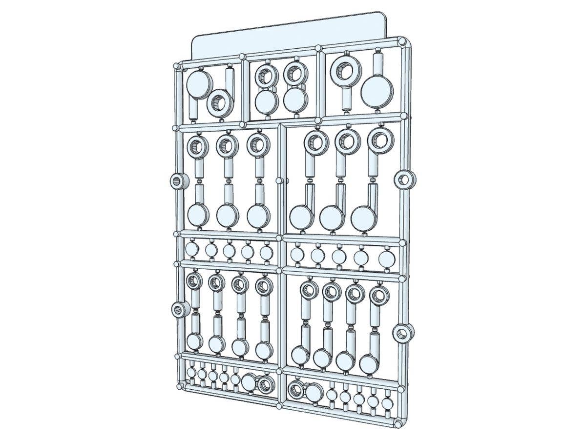 パーツ YOPPY121 1/12 関節技EX 素材ちゃんL ライトフレッシュ | HLJ.co.jp