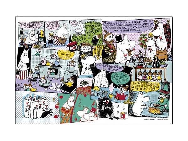 ムーミン ジグソーパズル: ムーミンの恋と冒険の日々 500ピース | HLJ