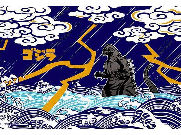 ゴジラ: Japanese style ゴジラ 300ピース (260 x 380mm)