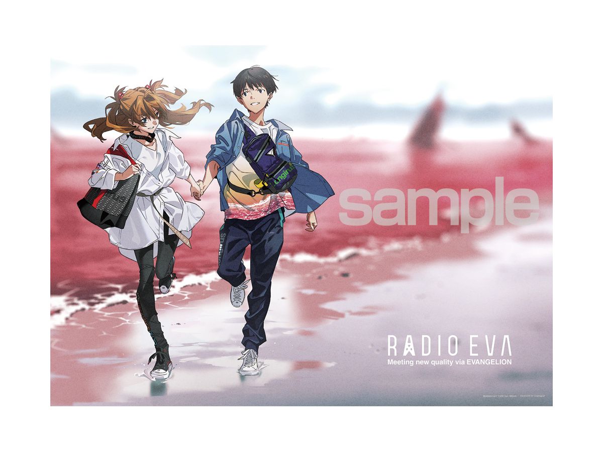 RADIO EVA Illustration03アスカとシンジ-赤い海辺-500ピース38x53cm