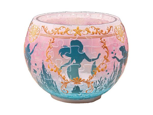 ジグソーパズル: Lamp Shade Puzzle(ランプシェードパズル) オーロラ・グラス -アリエル- 80P (7 x 7 x 10cm)