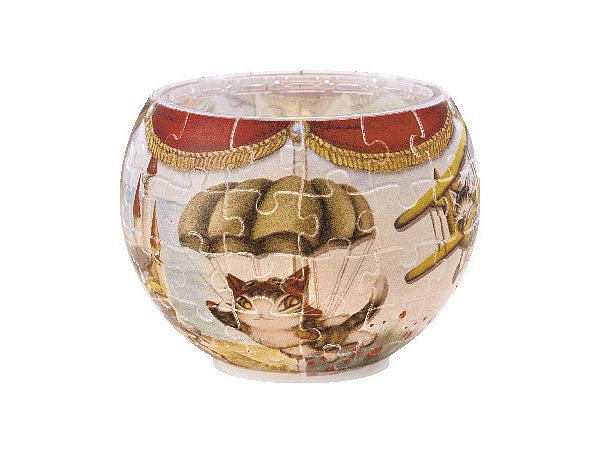 ジグソーパズル: Lamp Shade Puzzle(ランプシェードパズル) ダヤン､空の旅へ 80P (7 x 7 x 10cm)
