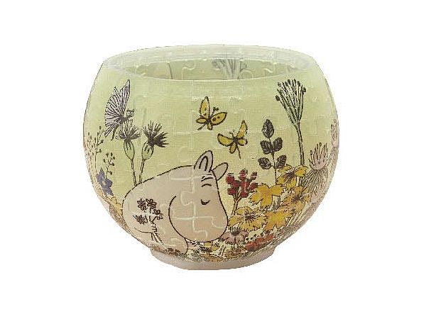 ジグソーパズル: Lamp Shade Puzzle(ランプシェードパズル) 楽しいフラワーガーデン 80P (7 x 7 x 10cm)