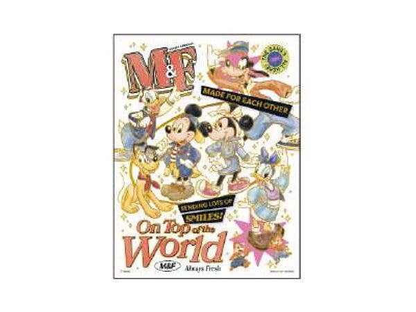 ジグソーパズルプチ2ライト カラフル･ゴールド / ミッキー & フレンズ 300ピース (16.5 x 21.5cm)