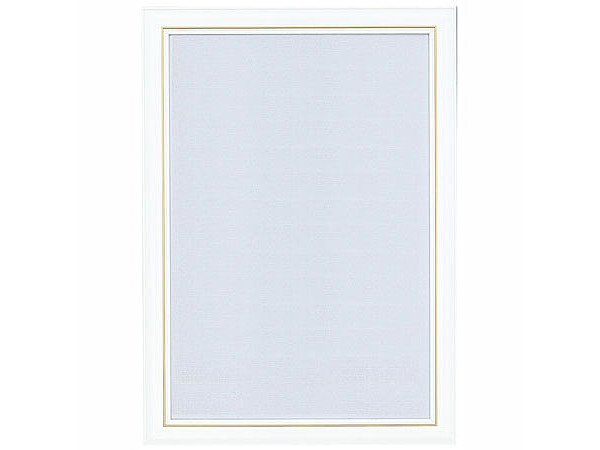 ニューデラックス ウッドフレーム ホワイト : 51 x 73.5cm