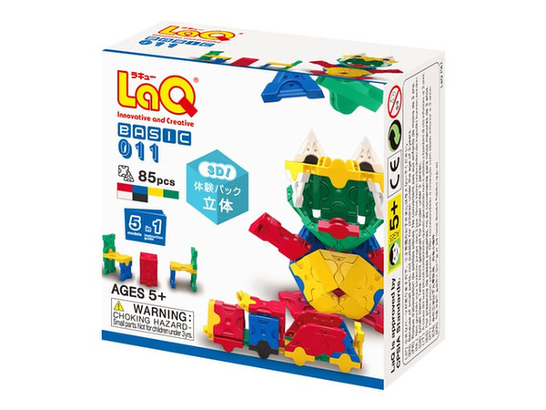 LaQ ベーシック 011 体験パック(立体) 85ピース