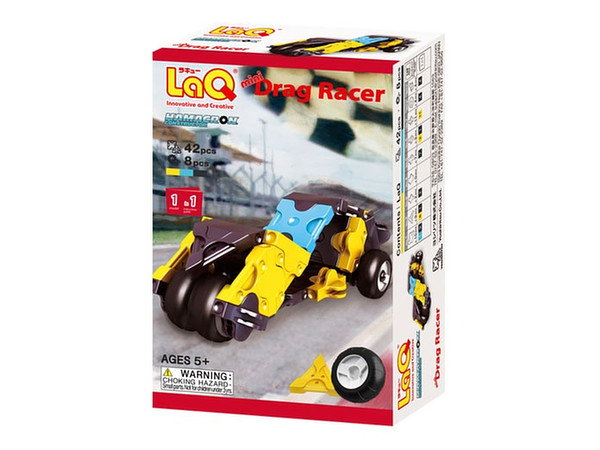 LaQ ハマクロンコンストラクター ミニ ドラッグレーサー 42ピース SPパーツ 8ピース