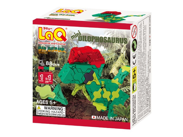 LaQ ダイナソーワールド ミニ ディロフォサウルス 88pcs