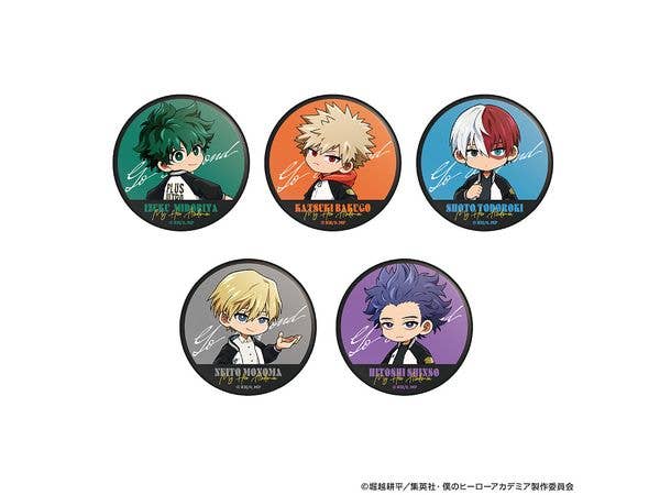 僕のヒーローアカデミア: トレーディング缶バッジ 着こなせ! SUKAJAN デフォルメ 1Box 5pcs