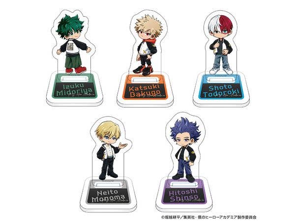 僕のヒーローアカデミア: トレーディングミニアクリルスタンド 着こなせ! SUKAJAN デフォルメ 1Box 5pcs