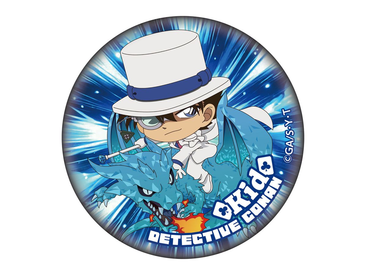 Amazon | 缶バッジ 75mm 怪盗キッド 黒羽 快斗 名探偵コナン
