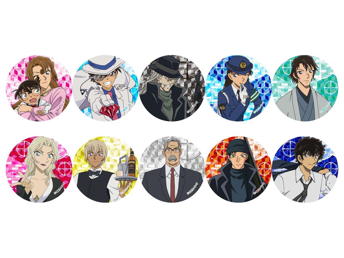 名探偵コナン: トレーディング缶バッジコレクション B 1Box 10pcs