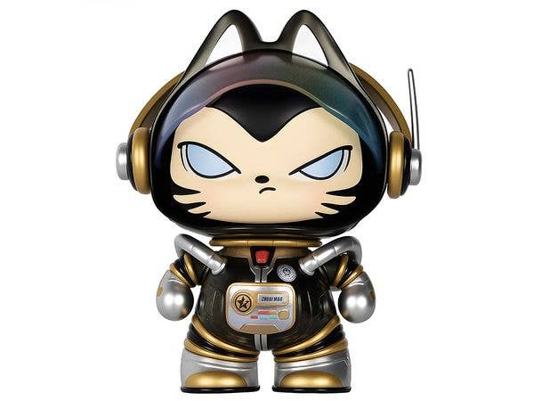 宇宙飛行士 ノンスケールフィギュア ブラックゴールド