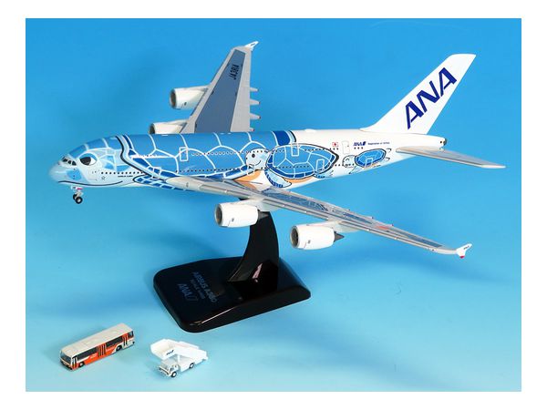 1/400 A380 JA381A ダイキャストモデル(WiFiレドーム・ギアつき)・GSEアクセサリー2点付