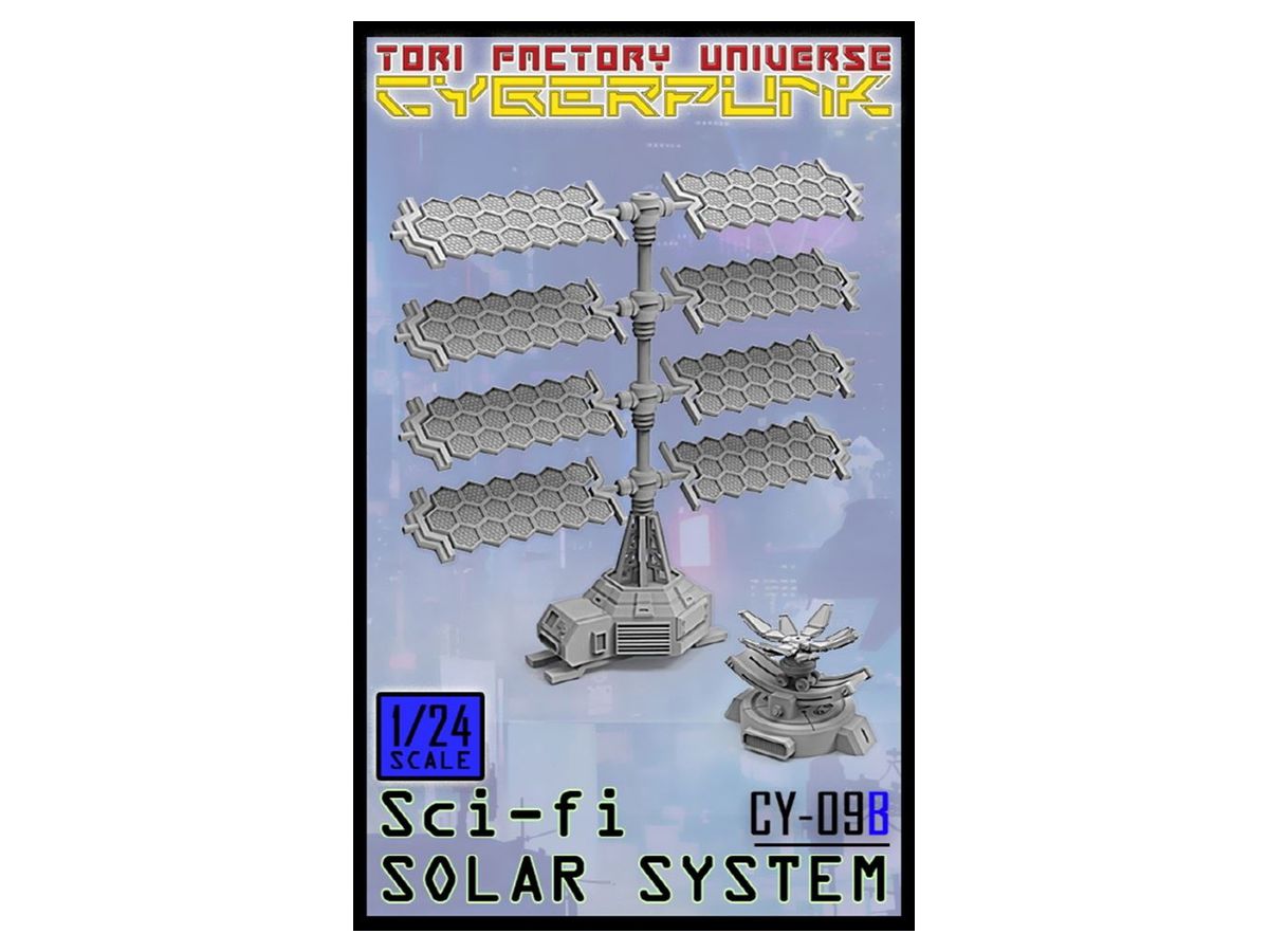 1/24 フィギュアアクセサリー SF風ソーラーシステムとアンテナシステムセット